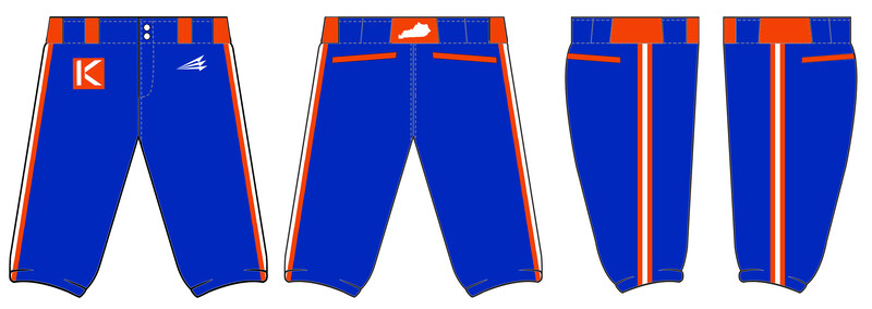 Kentucky Klutch Custom Stacheman Elite Knicker Baseball Pants #FP5B