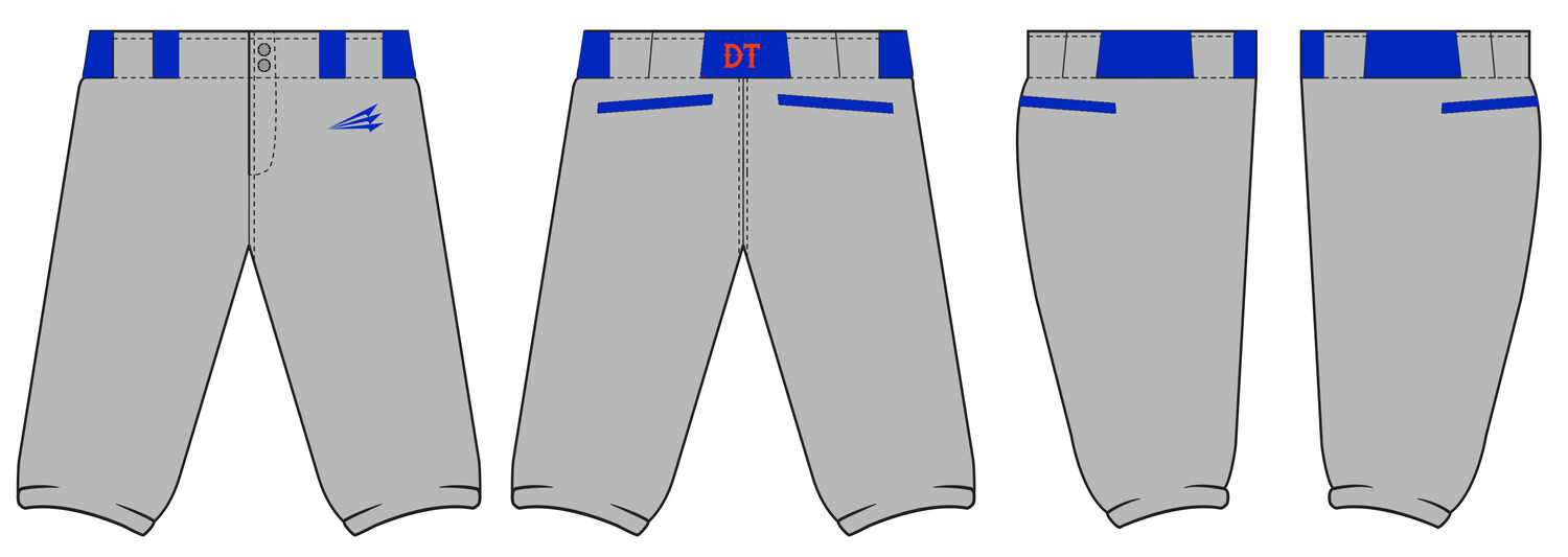 Esto Dignus Custom Stacheman Elite Knicker Baseball Pants  #PV1