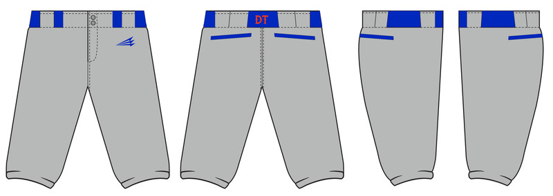 Esto Dignus Custom Stacheman Elite Knicker Baseball Pants  #PV1
