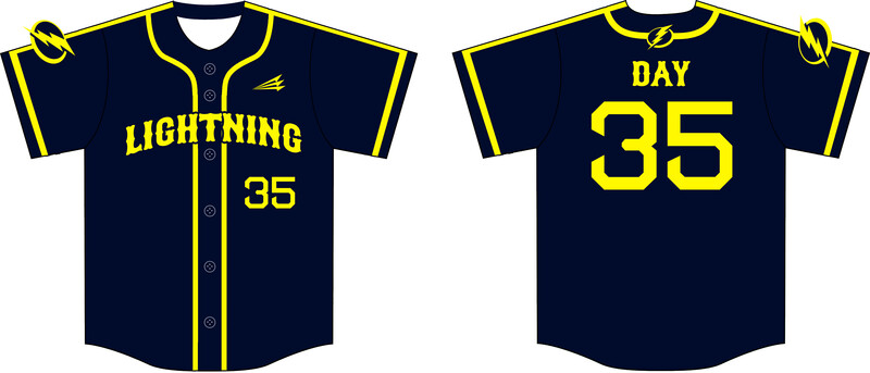 Lehigh Valley Lightning Custom NanoDri Baseball Jersey #J1D