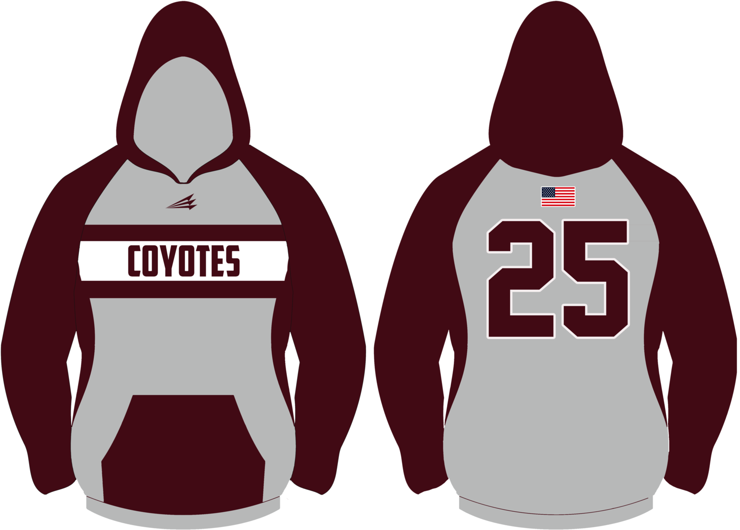 Coyotes (Otero) Custom Vulcan Hoodie #VH2