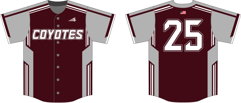 Coyotes (Otero) Custom NanoDri Baseball Jersey #J1