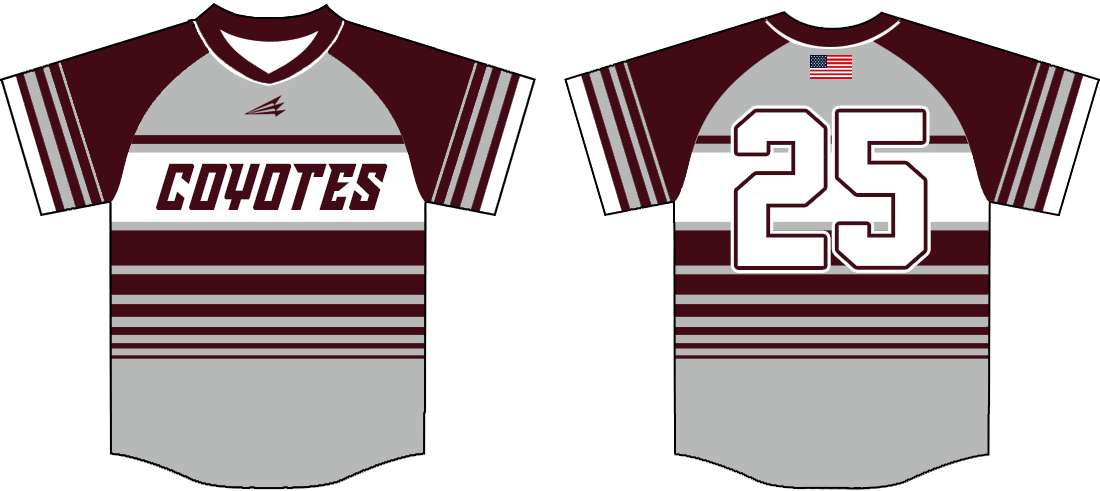 Coyotes (Otero) Custom NanoDri Baseball Jersey #J2