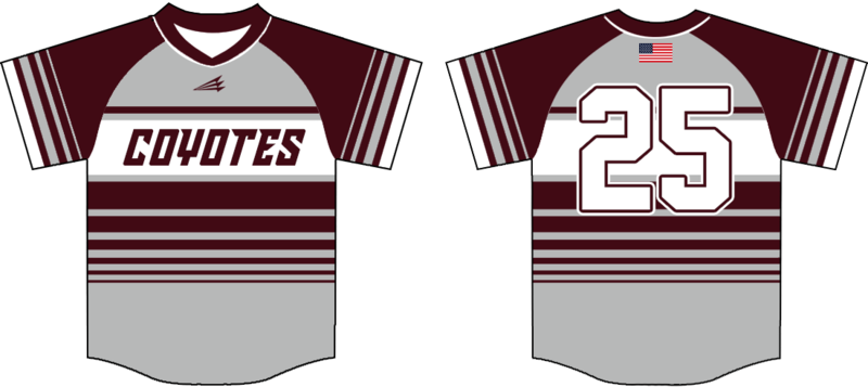 Coyotes (Otero) Custom NanoDri Baseball Jersey #J2