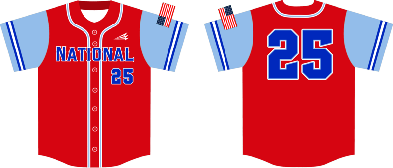 Adidas Baseball National Team 2025 Custom NanoDri Baseball Jersey #J3C