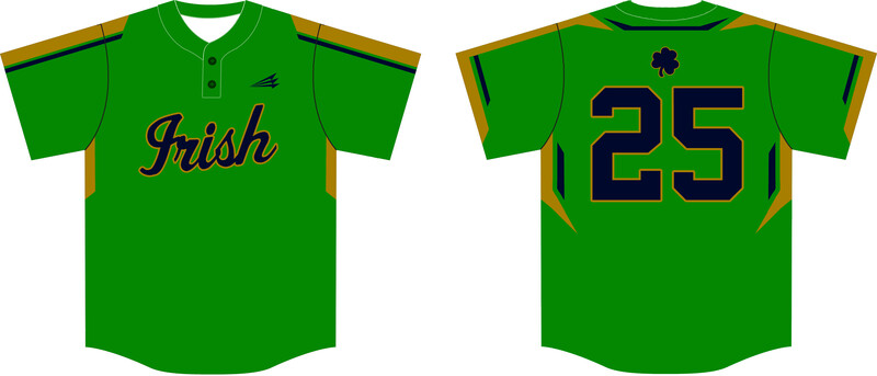 Irish (Moylan) Custom Pro-Premier Baseball Jersey #J2