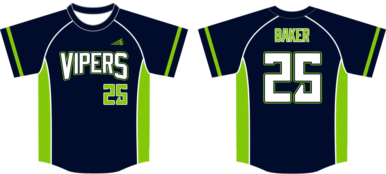 Vipers (Polk) Custom Hexaflex Baseball Jersey #J9B