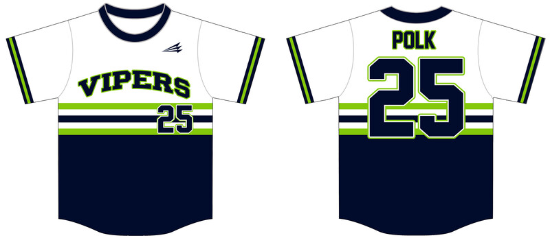 Vipers (Polk) Custom Hexaflex Baseball Jersey #J6C