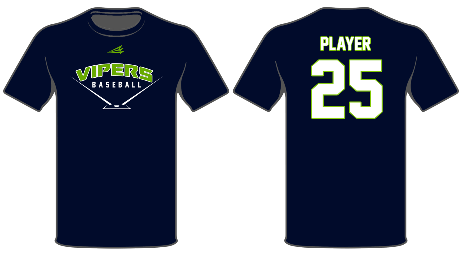Vipers (Polk) Custom Baseball HyperTee #HT1