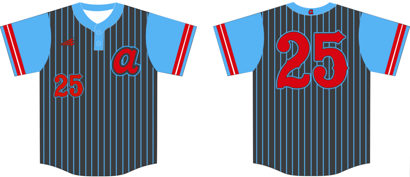 Alabama Aces Custom HexaFlex Baseball Jersey #J22a