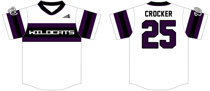 Manhattan Wildcats Custom HexaFlex Baseball Jersey #J3F