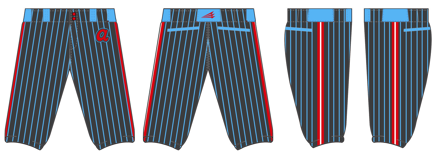 Alabama Aces Custom Stacheman Elite Knicker Pants #BP22a