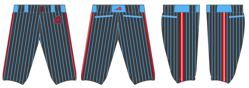 Alabama Aces Custom Stacheman Elite Knicker Pants #BP22a
