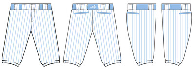 Salina Spikes Custom Stacheman Elite Knickers Pants #BP23