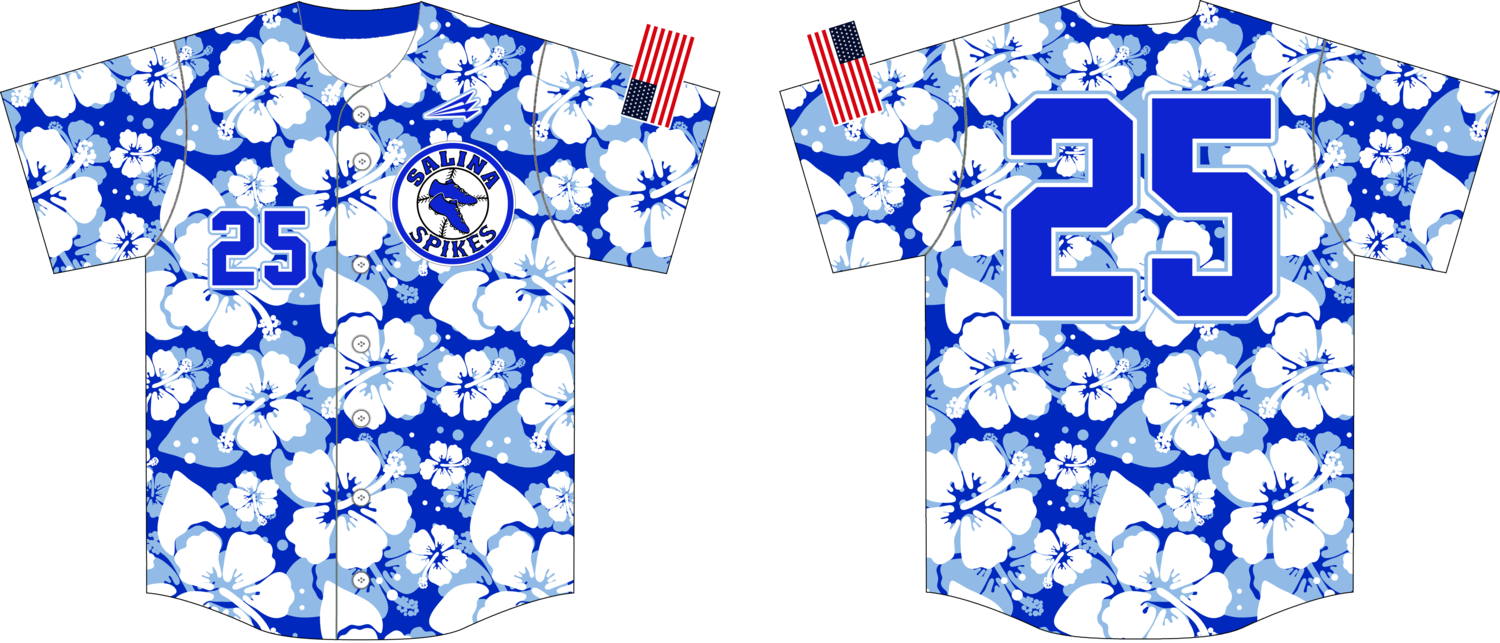 Salina Spikes Custom HexaFlex Baseball Jersey #J19