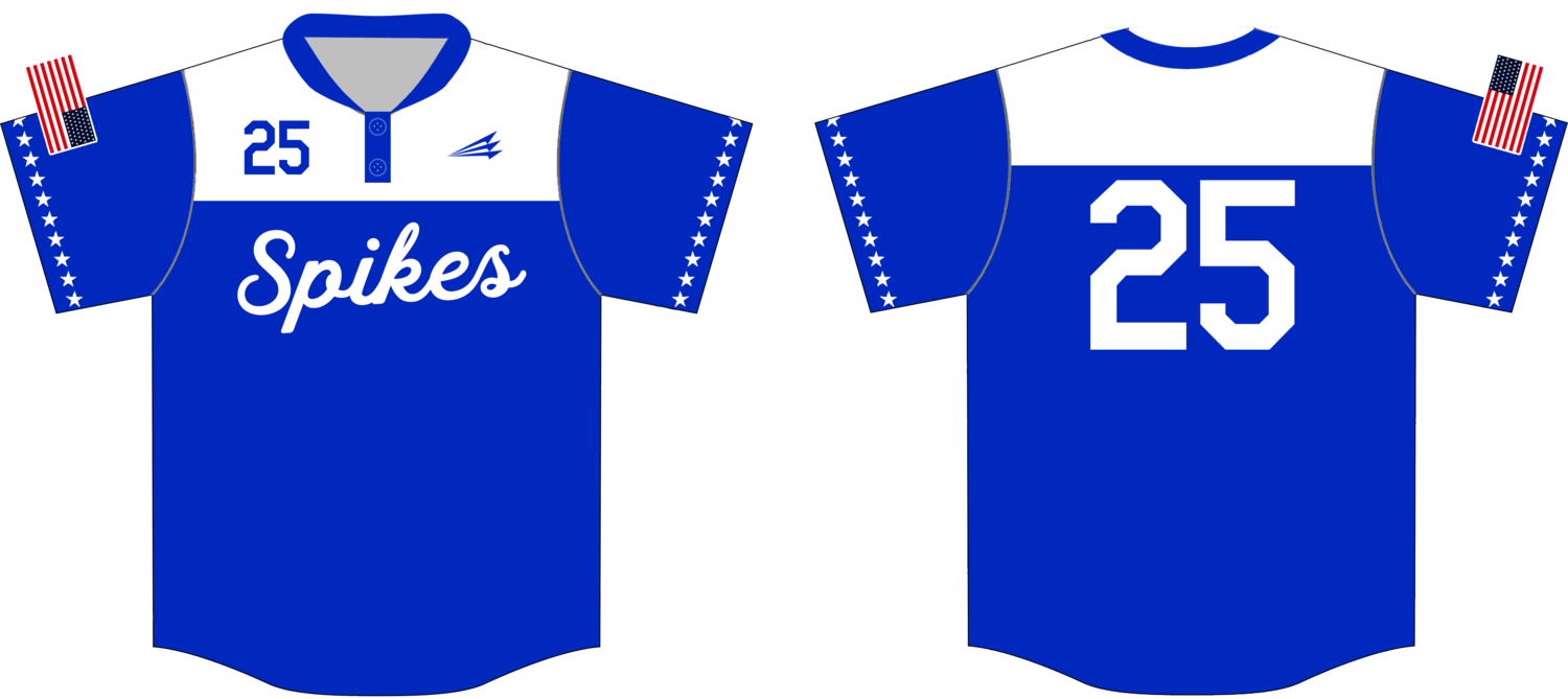 Salina Spikes Custom HexaFlex Baseball Jersey #J26b