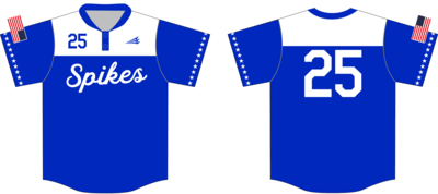 Salina Spikes Custom HexaFlex Baseball Jersey #J26b