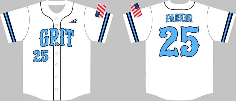 Grit Baseball Custom HexaFlex Jersey #J6d