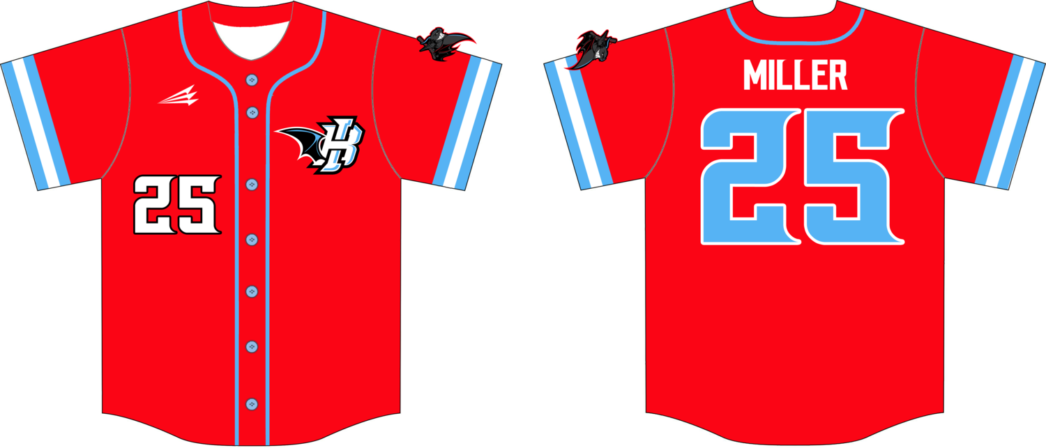 Indiana Bats Custom Nanodri Baseball Jersey #J5b