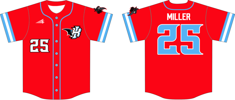 Indiana Bats Custom Nanodri Baseball Jersey #J5b