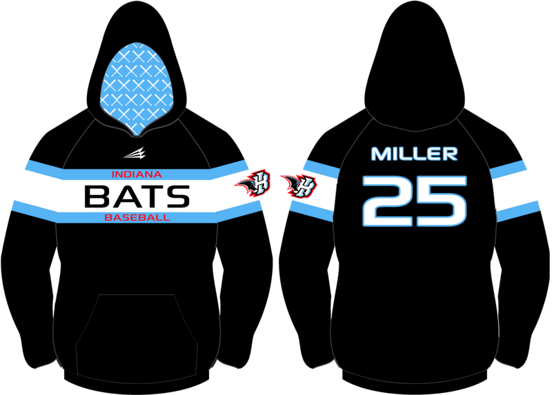Indiana Bats Custom Winterized Vulcan Hoodie #VH2
