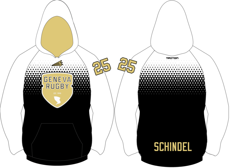 Geneva Rugby Custom Winterized Vulcan Hoodie #VH6