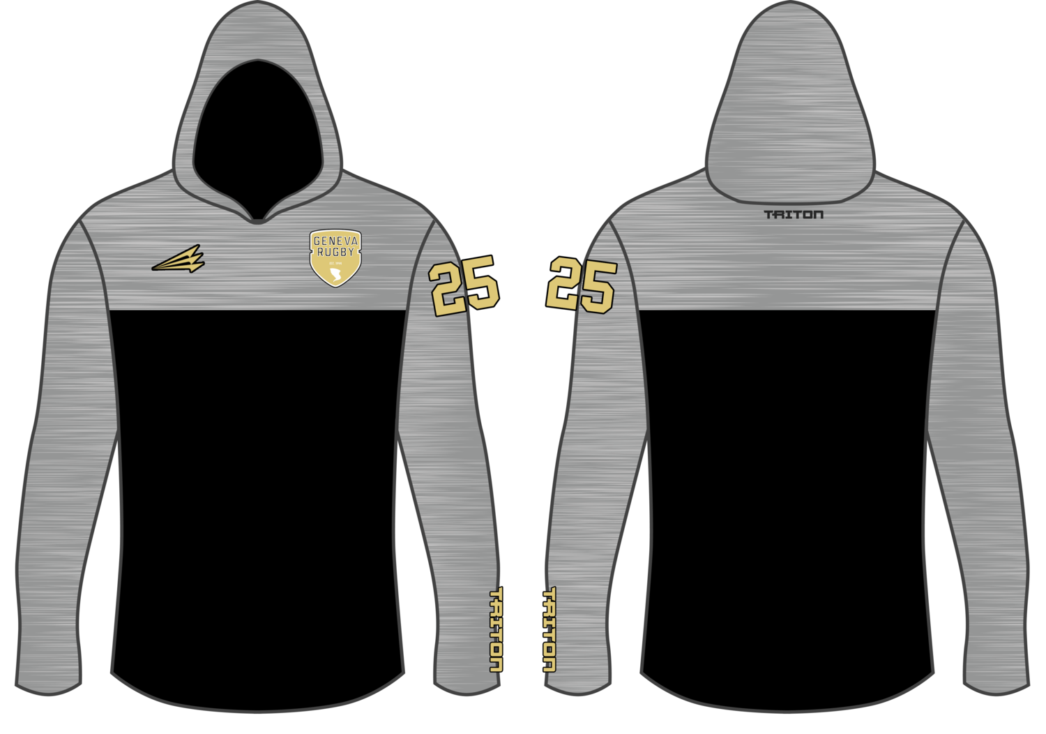 Geneva Rugby Custom NanoHood Pullover #NH4