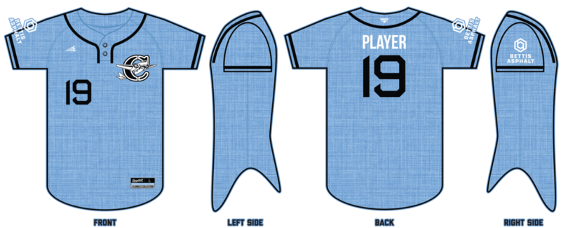 Capital City Bombers NanoDri Baseball Jersey #J1
