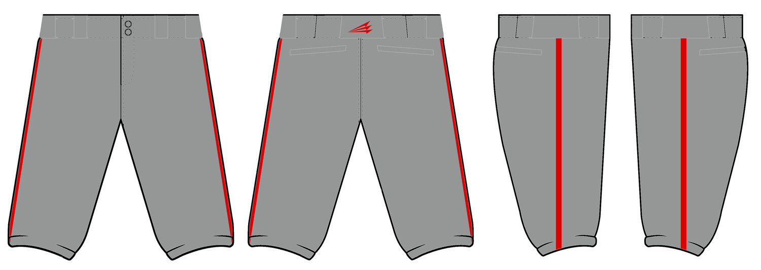 State Line Bandits Custom Knicker Baseball Pants #BP5B