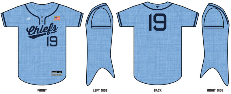 Springfield Chiefs NanoDri Baseball Jersey #J1
