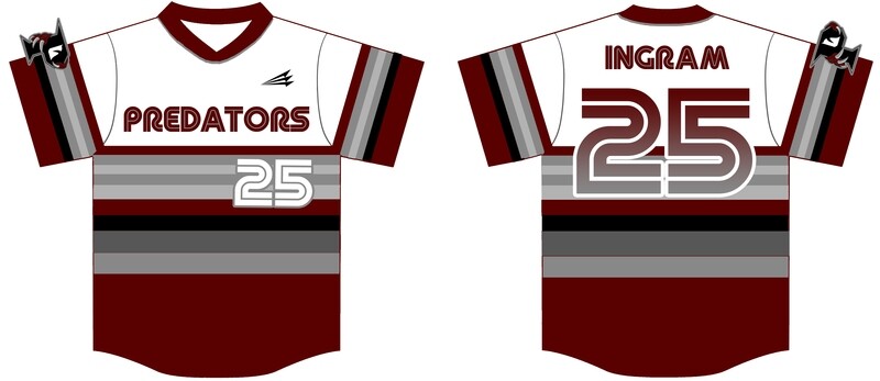 Okolona Predators Custom Baseball Jersey #4C
