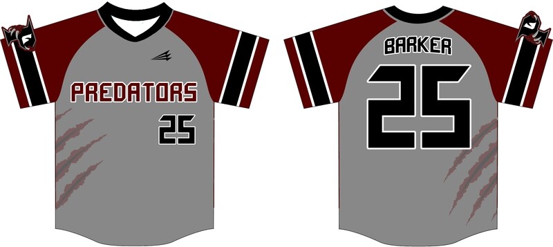 Okolona Predators Custom Baseball Jersey #7D