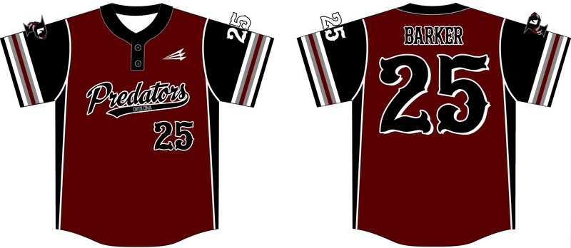 Okolona Predators Custom Baseball Jersey #8C