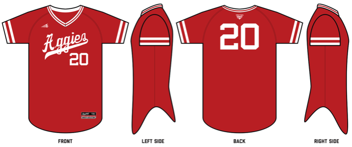 Aggies Baseball Custom NanoDri Jersey #J1