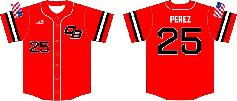 Cal Bandits (Perez) Custom Baseball Jersey #2B