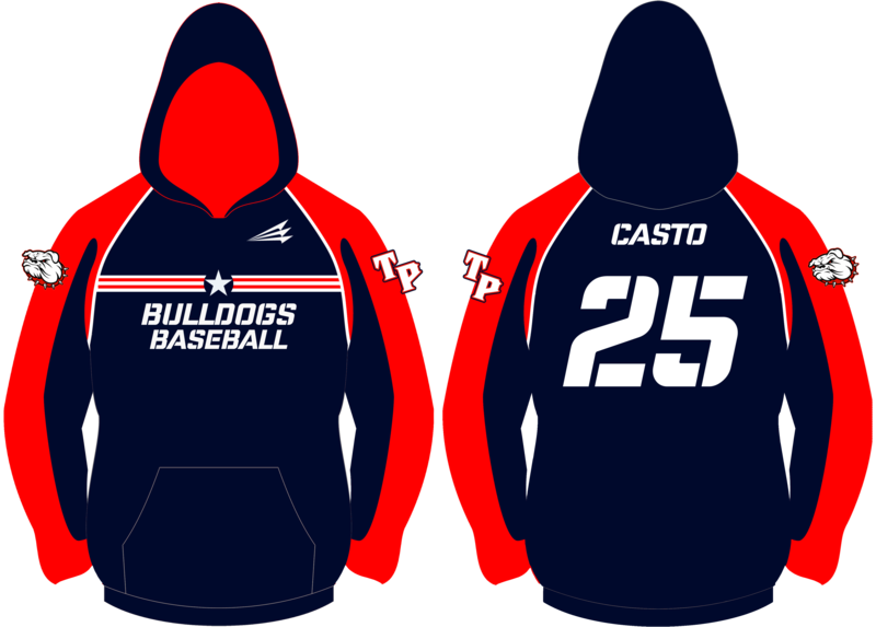 Tinley Park Bulldogs Custom Winterized Vulcan Hoodie #VH1C