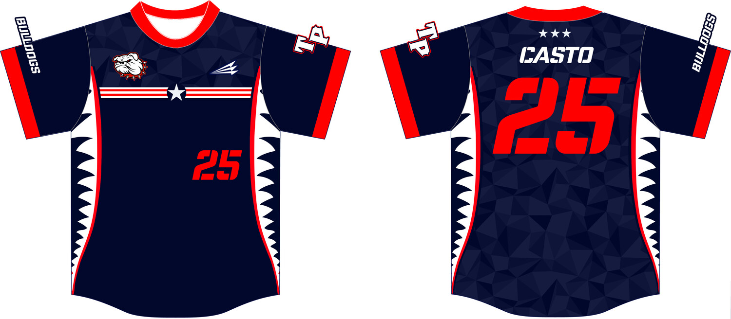 Tinely Park Bulldogs Custom Nanodri Baseball Jersey #J4B
