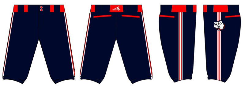 Tinley Park Bulldgos Custom Stacheman Elite Knicker Baseball Pant #BP4
