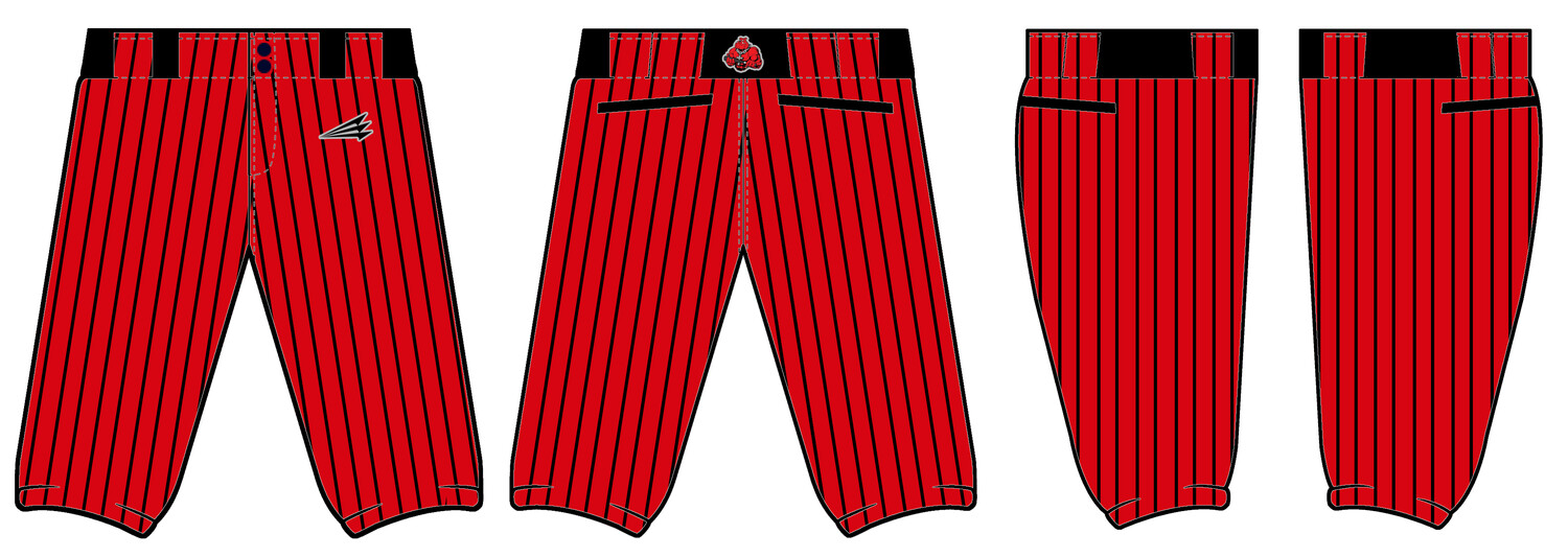Blount Impact Dirtdawgz Custom Stacheman Elite Knicker Baseball Pants #BP3B