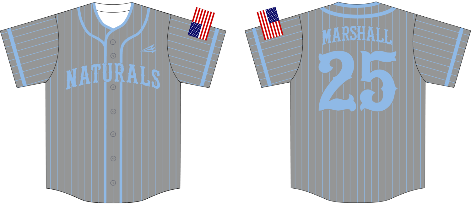 Webb City Naturals Custom NanoDri Baseball Jersey #J4