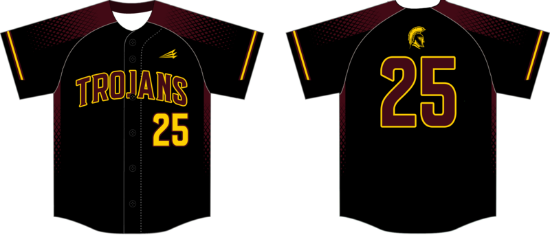 Rigby Trojans Custom Hexaflex Baseball Jersey #J4C