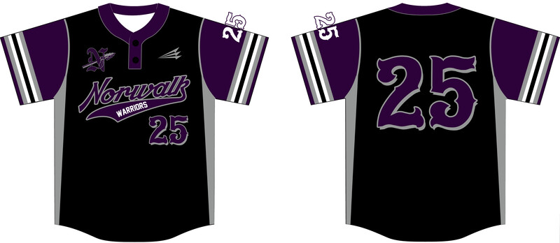 Warriors Custom NanoDri Baseball Jersey Design #J1B