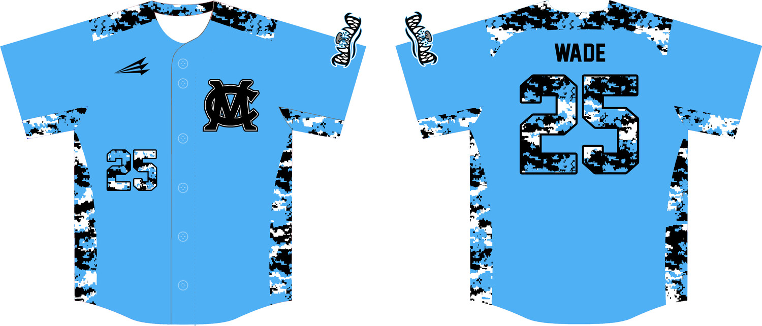 Muskingum Muckdogs Custom HexaFlex Baseball Jersey #J3C
