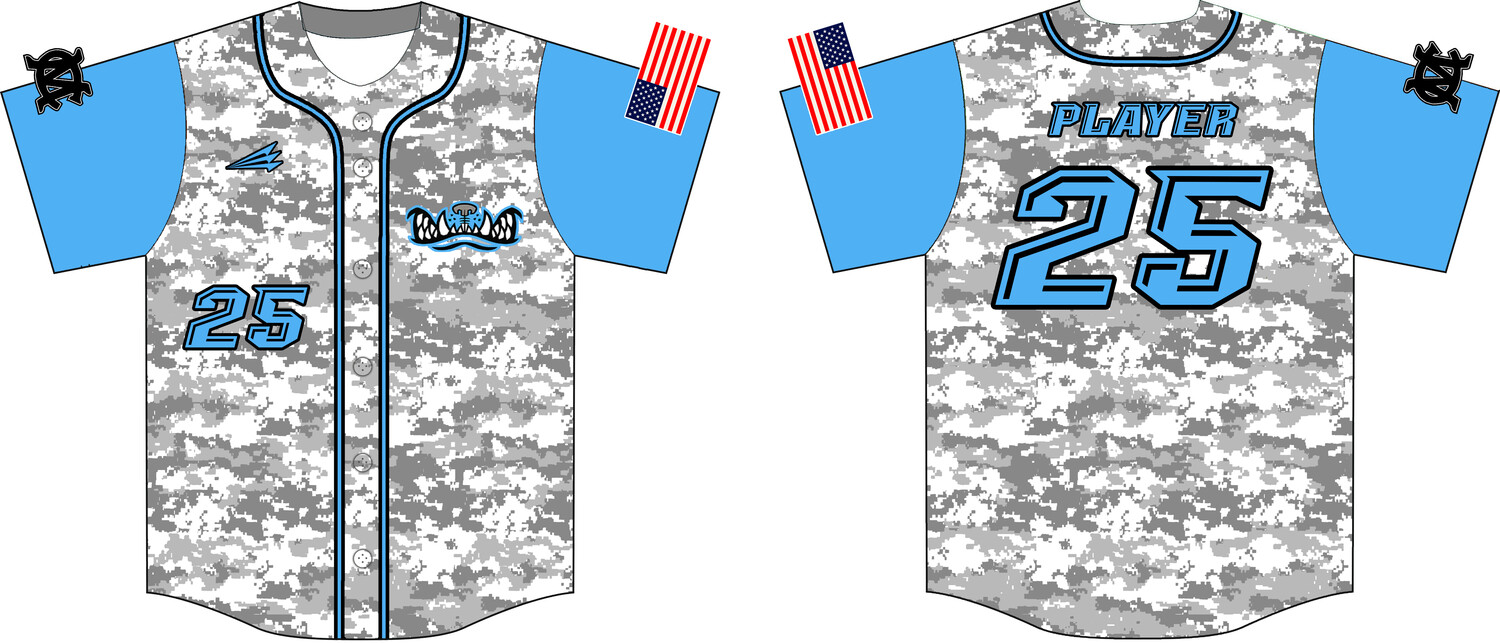 Muskingum Muckdogs Custom HexaFlex Baseball Jersey #J10