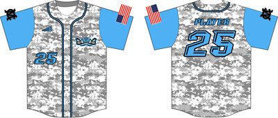 Muskingum Muckdogs Custom HexaFlex Baseball Jersey #J10