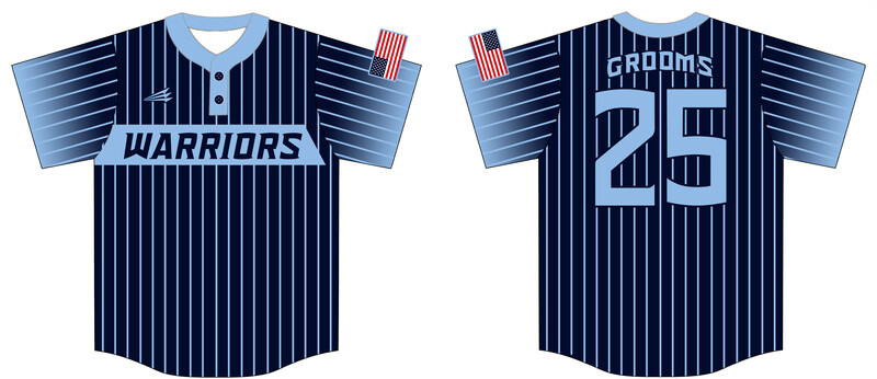 Warriors (Grooms) Custom HexaFlex Baseball Jersey #J3