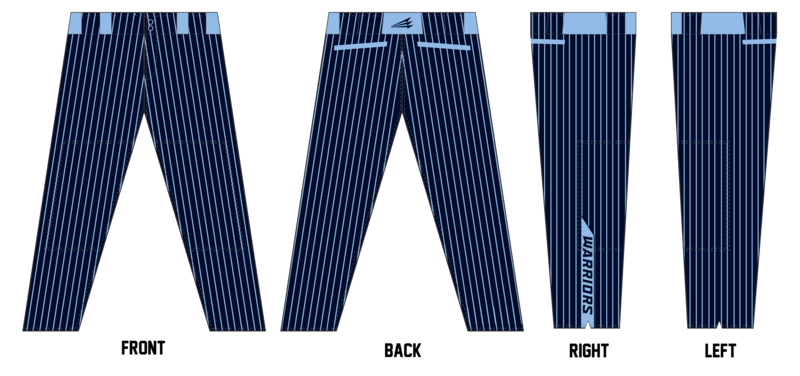 Warriors (Grooms) Custom Stacheman Elite Long Baseball Pants #BP3