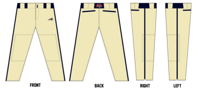 Tombigbee Tribe Stacheman Elite Custom Long Baseball Pants #BP13B