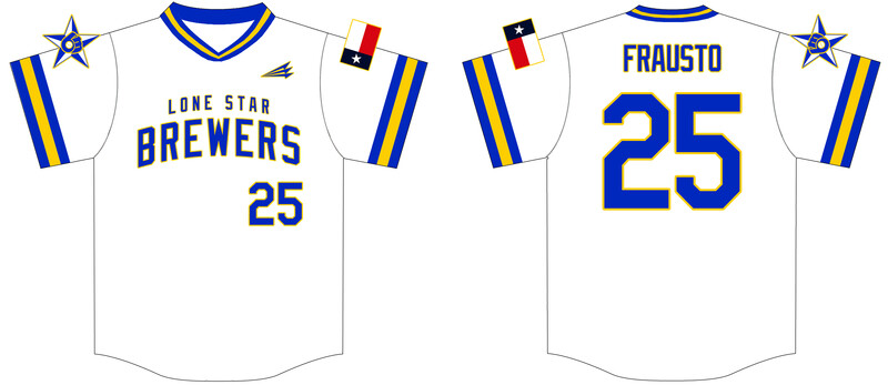 Lone Star Brewers Custom HexaFlex Baseball Jersey #J3