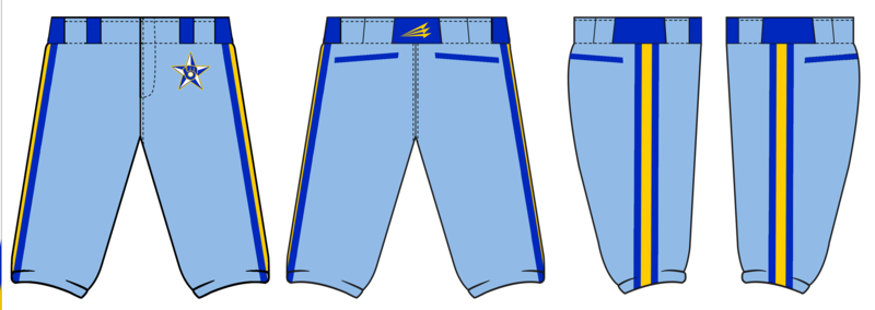 Lone Star Brewers Custom Stacheman Elite Knicker Baseball Pants #BP2B